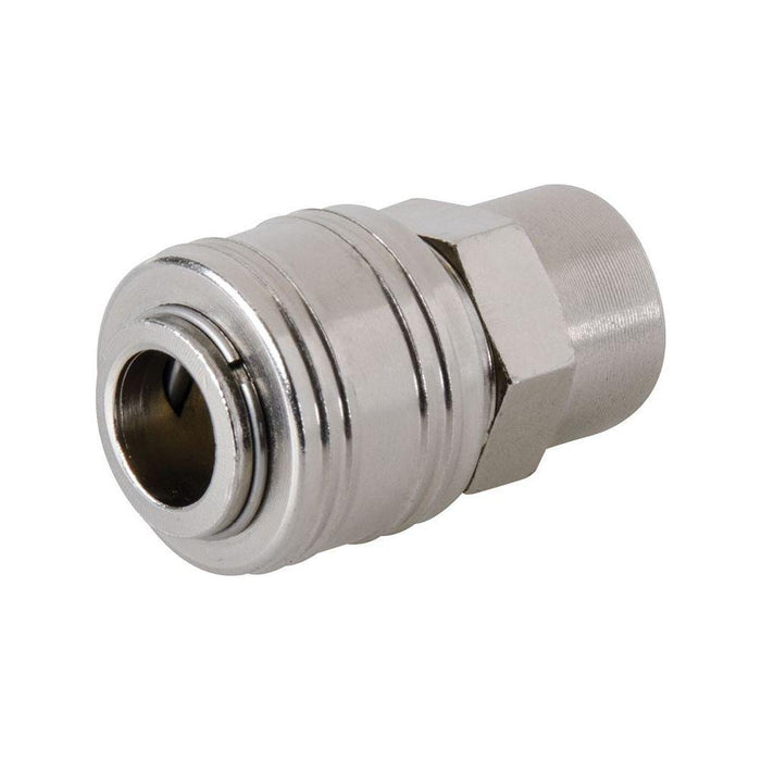 Silverline Euro Air Line Female Thread Quick Coupler 1/4" BSP Silverline - Town Tools 
