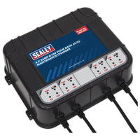 Sealey Four Bank 6/12V 8A (4 x 2A) Auto Maintenance Charger MBC420