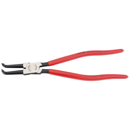 Draper Knipex 44 21 J41 J41 90&deg; Bent Internal Circlip Pliers, 85 - 140mm Draper - Town Tools 