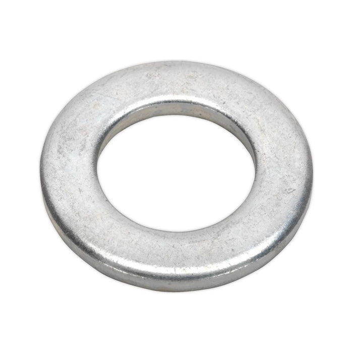 Sealey Flat Washer DIN 125 M16 x 30mm Form A Zinc Pack of 50 FWA1630 Sealey - Town Tools 