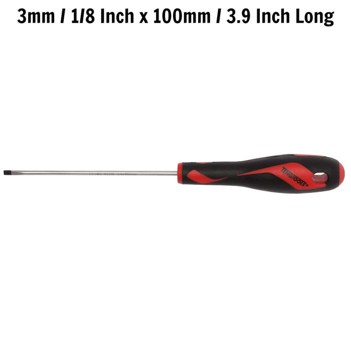 Teng Tools Flat Screwdriver 0.5 x 3.0 x 100mm S Teng Tools - Town Tools 