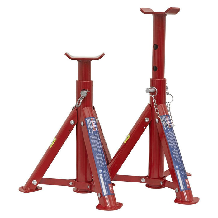 Sealey AXLe Stands (Pair) 2 Tonne Capacity per Stand Folding Type AS2000F Sealey - Town Tools 