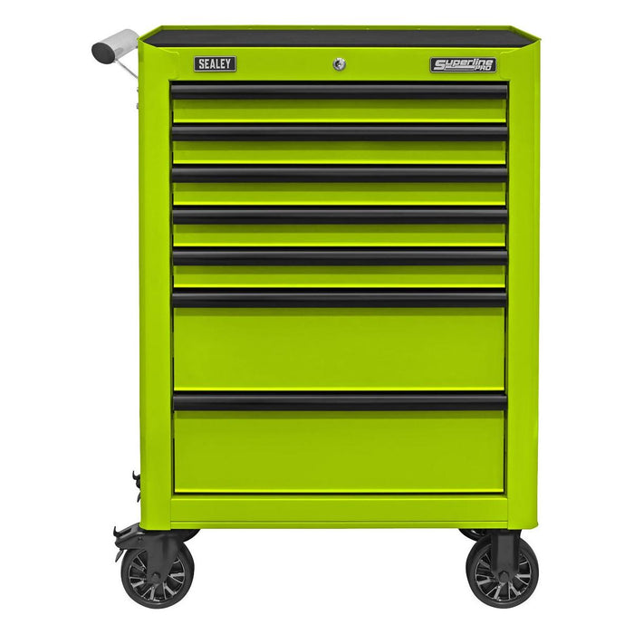 Superline Pro Superline PRO Rollcab 7 Drawer - Green/Black AP26479THV Superline Pro - Town Tools 
