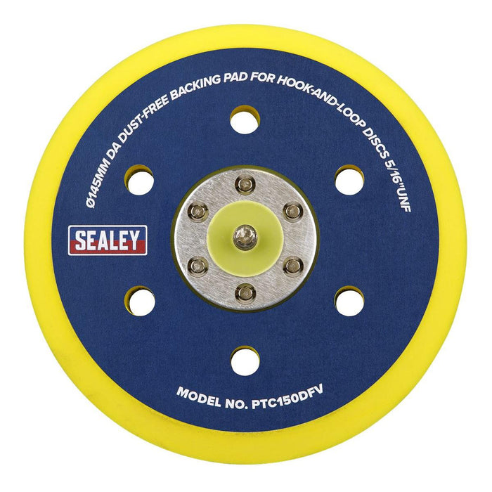 Sealey DA Dust-Free Backing Pad for Hook-and-Loop Discs145mm 5/16"UNF Sealey - Town Tools 