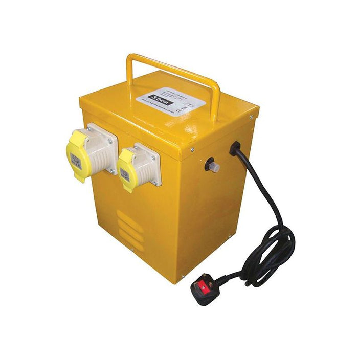 Faithfull Power Plus Heater Transformer 3kVA Continuous Rate Faithfull Power Plus - Town Tools