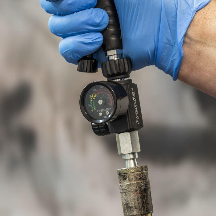 Sealey Premier Premier On-Gun Air Pressure Regulator/Gauge with Glass Lens AR02 Sealey Premier - Town Tools 