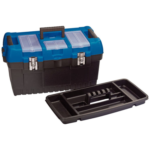 Draper Large Tool Box with Tote Tray, 564mm 53887 Draper - Town Tools 