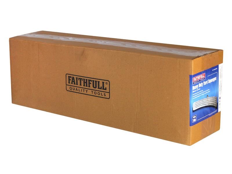 Faithfull Heavy-Duty Curved Yard Squeegee 30in (762mm) Faithfull - Town Tools