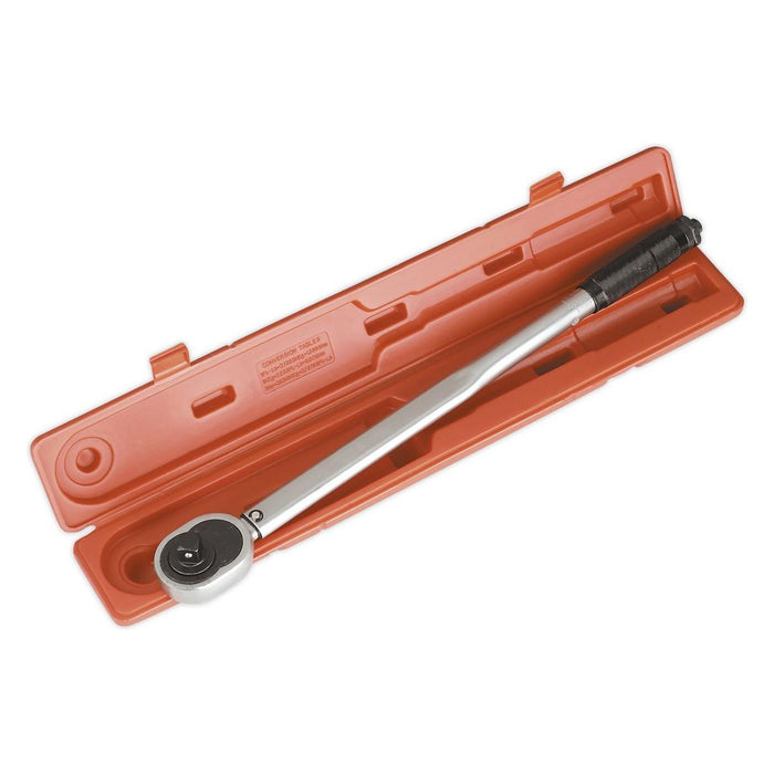 Sealey Torque Wrench Micrometer Style 1/2"Sq Drive 40-210Nm(30-155lb.ft) Calibra Sealey - Town Tools 