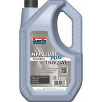 Granville Hypalube Mineral 15w40 Engine Oil 5 Litre Petrol and Diesel