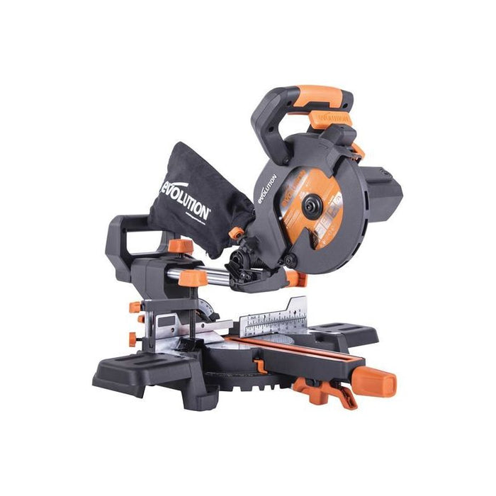 Evolution R185SMS+ 185mm Multi-Material Sliding Mitre Saw 1200W 240V Evolution - Town Tools
