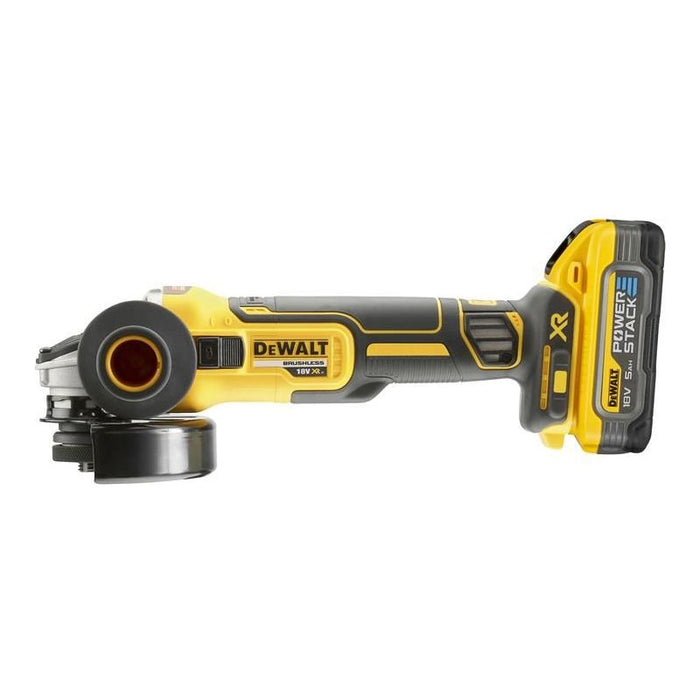 Dewalt Power Tools DCG409H2T XR Advantage Grinder 125mm 18V 2 x POWERSTACK™ 5.0Ah Li-ion DeWALT Power Tools - Town Tools