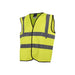 Scan Hi-Vis Waistcoat Yellow - M (41in) Scan - Town Tools