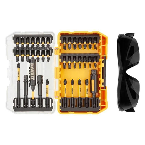 Dewalt Power Tools DT70740T FlexTorq Bit Set, 38 Piece + Safety Glasses DeWALT Power Tools - Town Tools