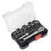 Sealey Premier Premier Socket & Colour-Coded Bit Set 1/4"Sq Drive 31pc AK2111 Sealey Premier - Town Tools 