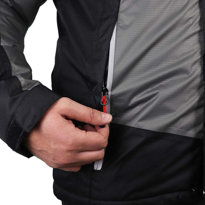 Tool Connection Waterproof Lightweight Padded Jacket - Black/Grey - L LCJKT446-L Lee Cooper - Town Tools 