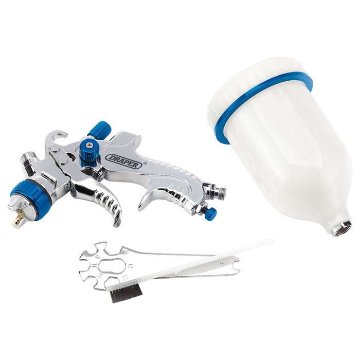 Draper Gravity Feed HVLP Air Spray Gun, 600ml 09706 Draper - Town Tools 