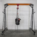 Sealey Portable Adjustable Gantry Crane with Geared Trolley Combo 1 Tonne Sealey - Town Tools 