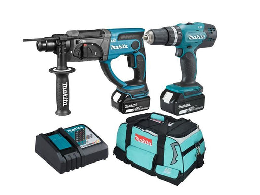 Makita DLX2025T LXT Combo Kit 18V 2 x 5.0Ah Li-ion Makita - Town Tools