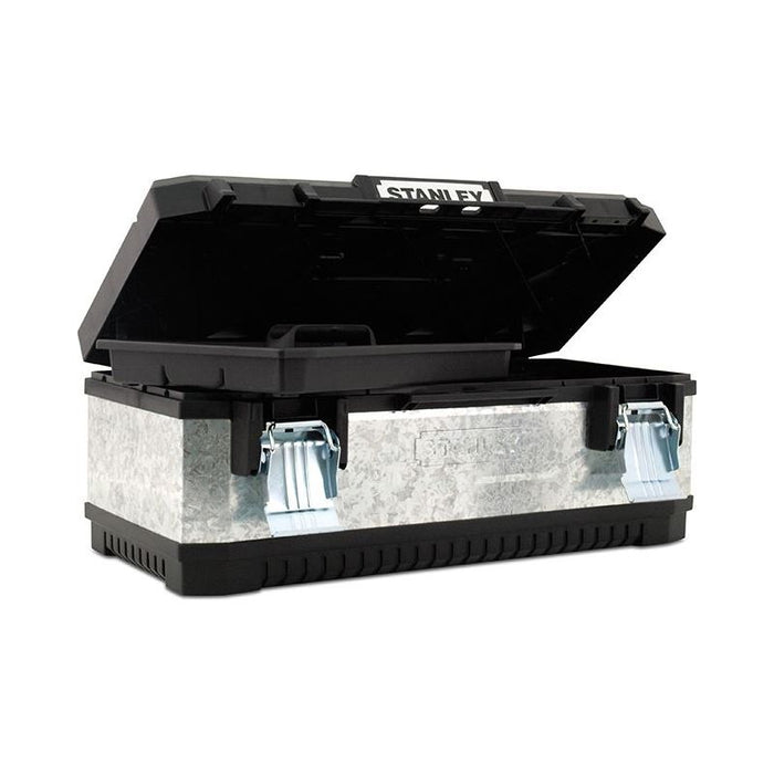 Stanley® Hand Tools Galvanised Metal Toolbox 50cm (20in) STANLEY® Hand Tools - Town Tools