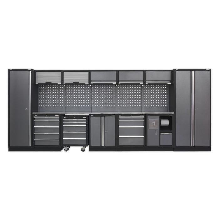 Superline Pro Superline PRO Storage System with Stainless Worktop 4.9m Superline Pro - Town Tools 