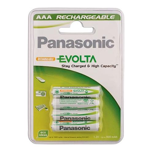 Connect Panasonic Evolta Rechargeable AAA Battery 4pc x 12 30650 Tool Connection - Town Tools 