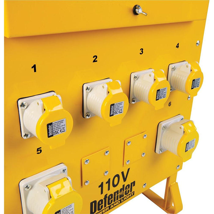 Defender 10kVA 3 Phase Transformer 110V 16A/32A Defender - Town Tools 