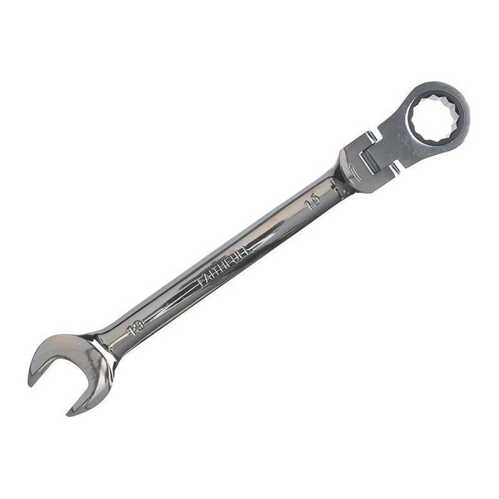 Faithfull Ratchet Combination Spanner Flex Head CV 21mm Faithfull - Town Tools