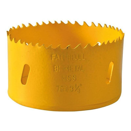 Faithfull Bi-Metal Cobalt Holesaw 79mm Faithfull - Town Tools