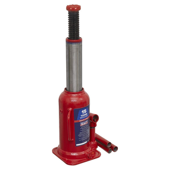 Sealey Bottle Jack 15 Tonne SJ15 Sealey - Town Tools 