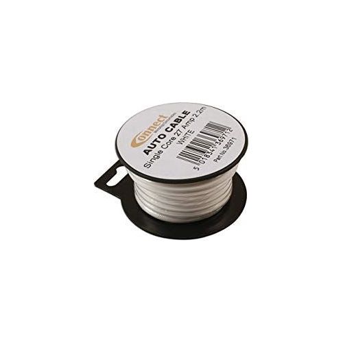 Connect Mini Reel Automotive Cable 27A White 2.2m 36971 Tool Connection - Town Tools 