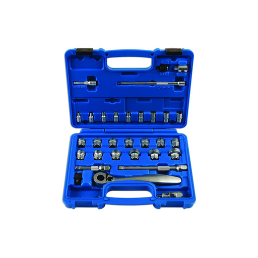 Laser Low Profile/Dual Drive Socket Set 31pc 7068 Laser - Town Tools 