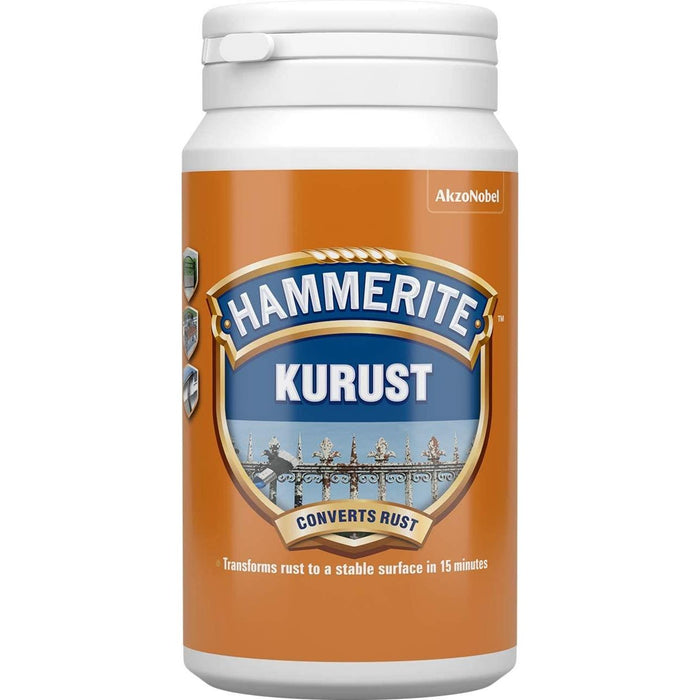 2X Hammerite Kurust 250ml Cure Rust Killer Converts Rusty Metal One Coat T'Ment