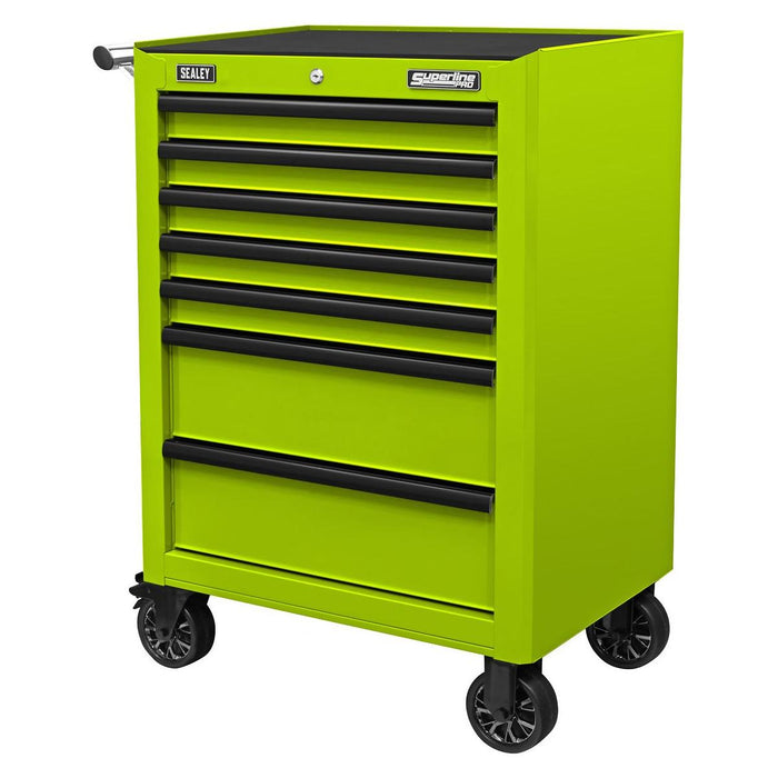 Superline Pro Superline PRO Rollcab 7 Drawer - Green/Black AP26479THV Superline Pro - Town Tools 
