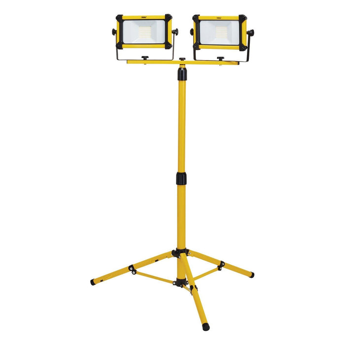 Draper 110V SMD LED Tripod Site Light, 2 x 30W, 6600 Lumens Draper - Town Tools