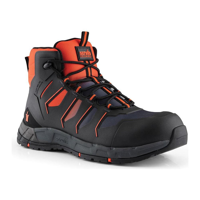 Scruffs Glide Safety Boot Black / Orange Size 9 / 43 Scruffs - Town Tools 