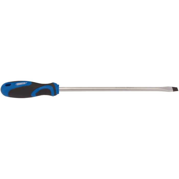 Draper Soft Grip Plain Slot Screwdriver, 9.5 x 250mm 48927 Draper - Town Tools 