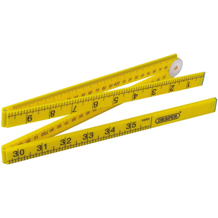 Draper Plastic Folding Rule, 1m 20700 Draper - Town Tools 