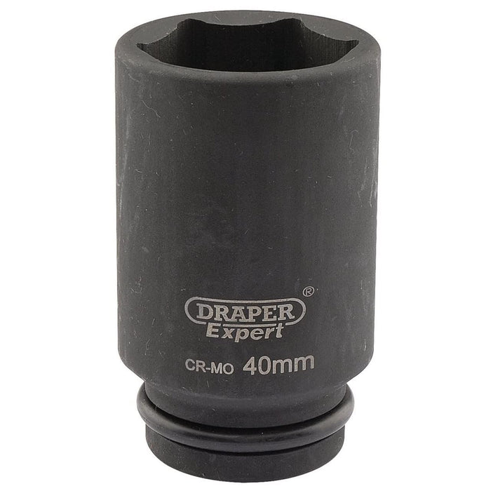 Draper Expert HI-TORQ 6 Point Deep Impact Socket, 3/4" Sq. Dr., 40mm Draper - Town Tools 