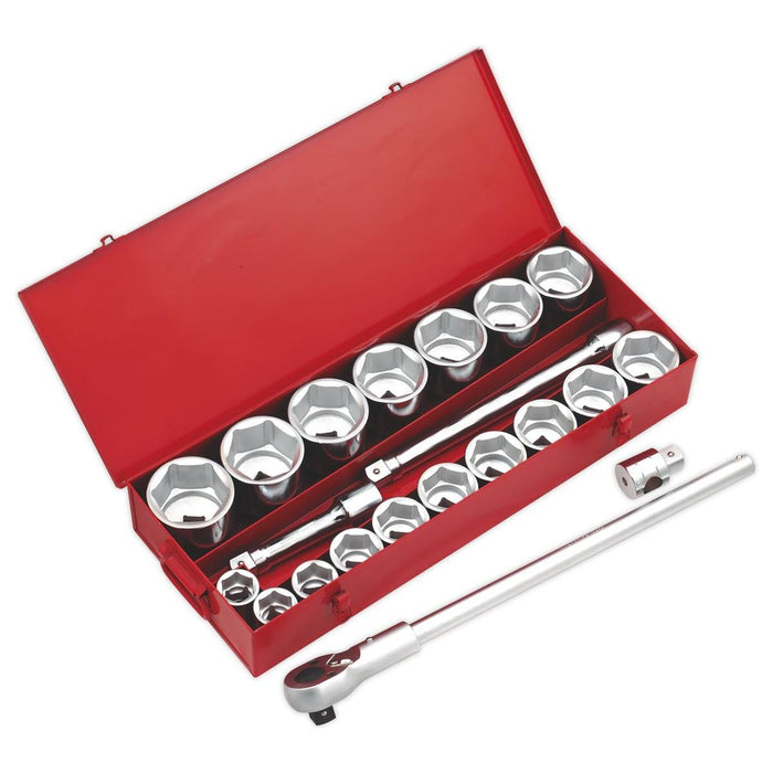 Sealey Premier Premier Socket Set 1"Sq Drive 22pc AK261 Sealey Premier - Town Tools 
