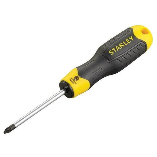 Stanley® Hand Tools Cushion Grip Screwdriver Pozidriv Tip PZ1 x 75mm STANLEY® Hand Tools - Town Tools