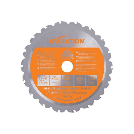 Evolution Multi-Material Saw Blade 165 x 20mm x 18T Evolution - Town Tools
