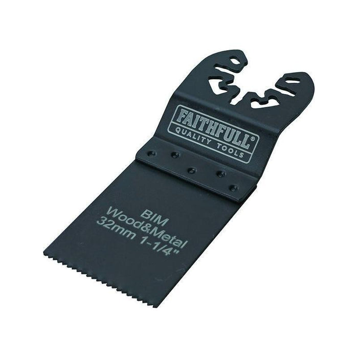 Faithfull Bi-Metal Flush Cut Wood/Metal Blade 32mm Faithfull - Town Tools
