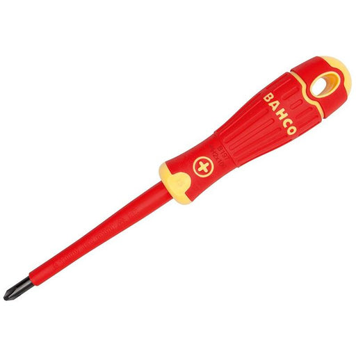 Bahco BAHCOFIT Insulated Screwdriver Phillips Tip PH0 x 75mm Bahco - Town Tools