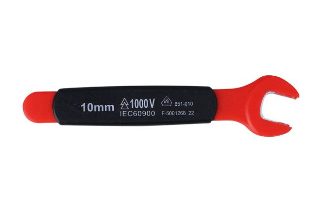 Laser Insulated Open Ended Spanner 10mm 8721 Laser - Town Tools 