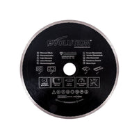 Evolution Diamond Blade, Continuous Rim 210 x 25.4mm