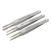Sealey Terminal Cleaner Set 3pc Diamond Grip VS9202