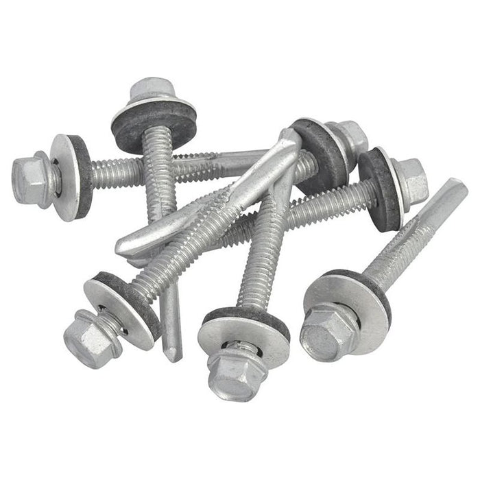 Forgefix TechFast Hex Head Roofing Screw Self-Drill Heavy Section 5.5 x 51mm Pack 100 ForgeFix - Town Tools