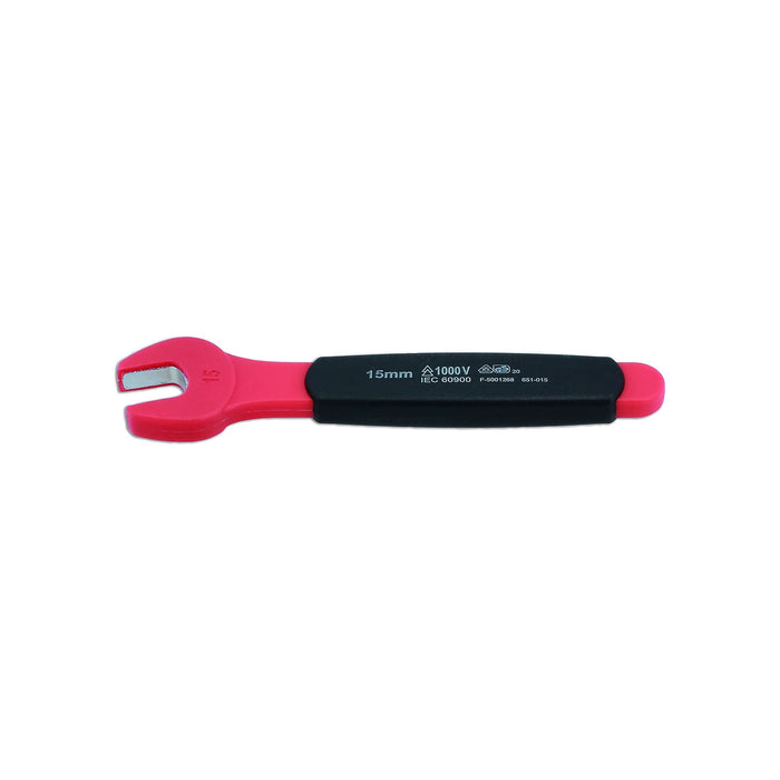 Laser Insulated Open Ended Spanner 15mm 8549 Laser - Town Tools 