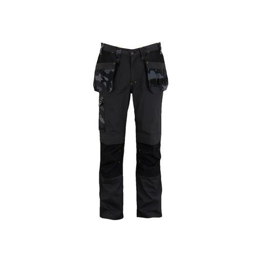Stanley® Clothing Dixon Slim Fit Trousers Black Camouflage Waist 36in Leg R STANLEY® Clothing - Town Tools